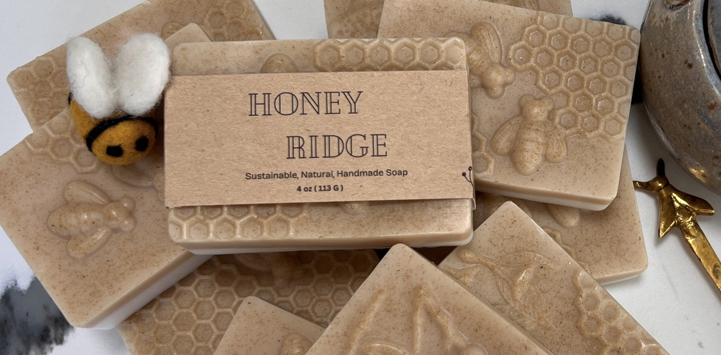 Mountain Hive Honey Bar | Honey & Oatmeal – Hemp Seed Oil, Shea & Cocoa Butter
