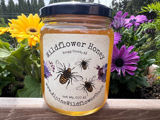 Raw Honey 500ml | Bragg Creek, AB