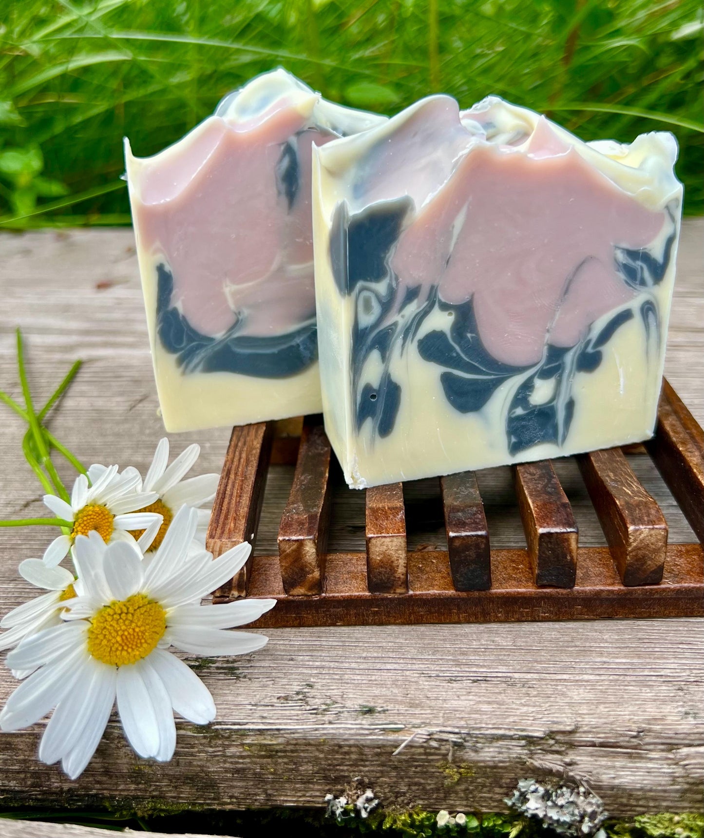 Backcountry Bloom | Lavender & Peppermint Scented Soap - Hemp Seed Oil, Shea, Cocoa & Mango Butter