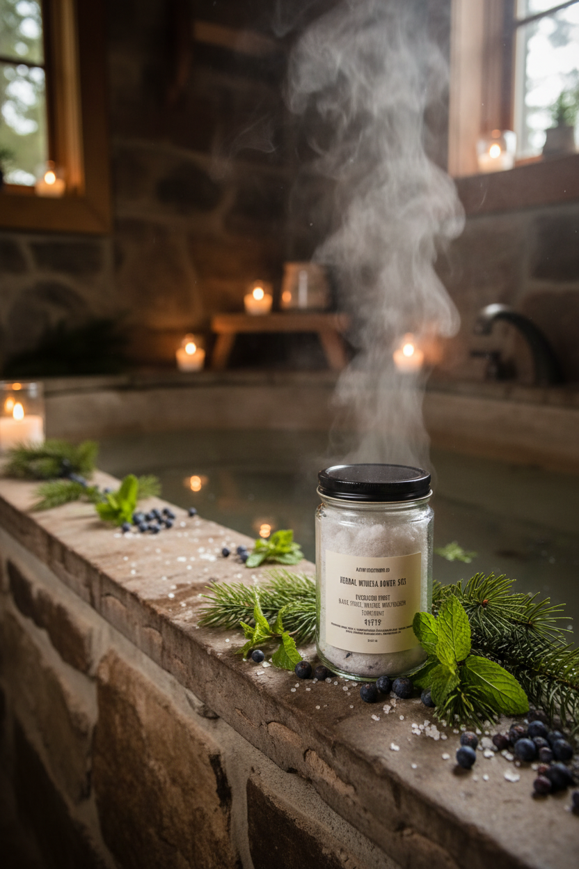 Evergreen Frost - Cabin Bathroom