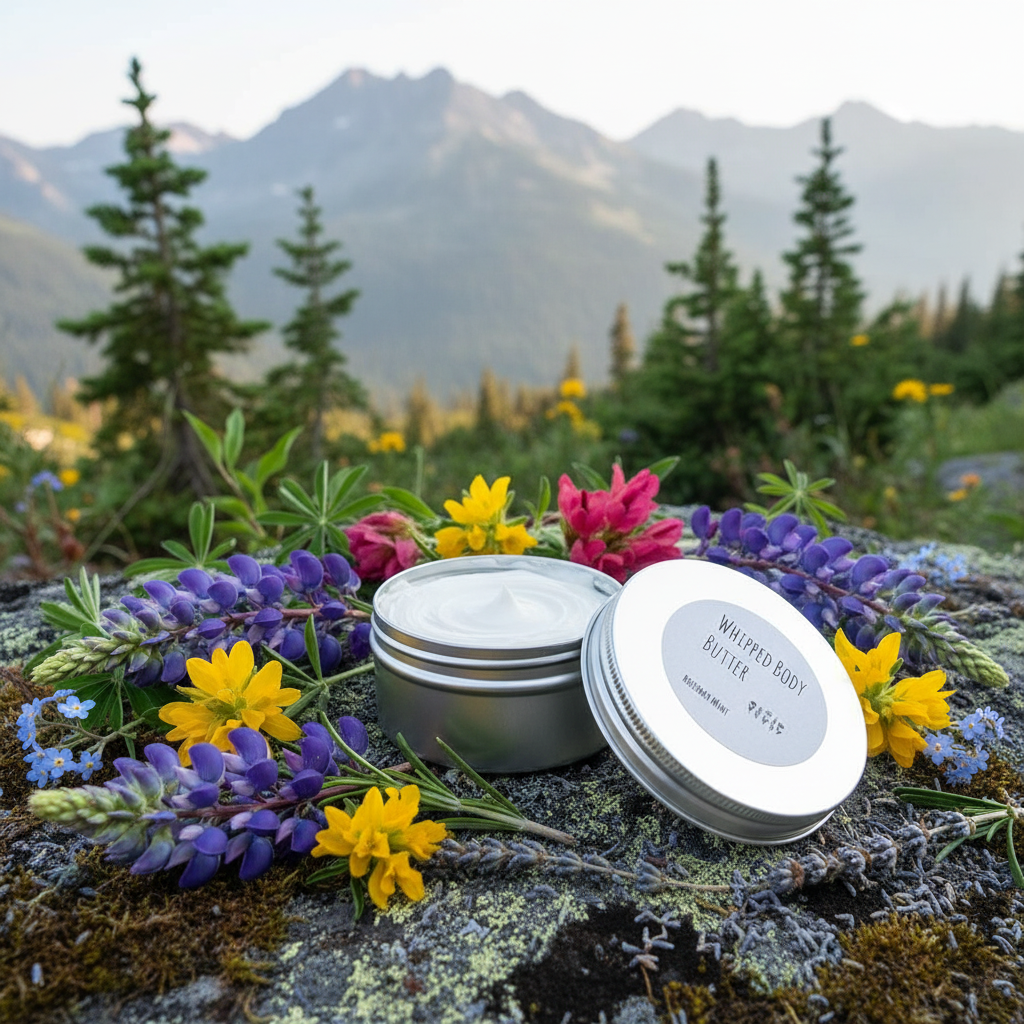 Whipped Body Butter - Shea, Cocoa & Mango Butter | Calendula & Chamomile Extract