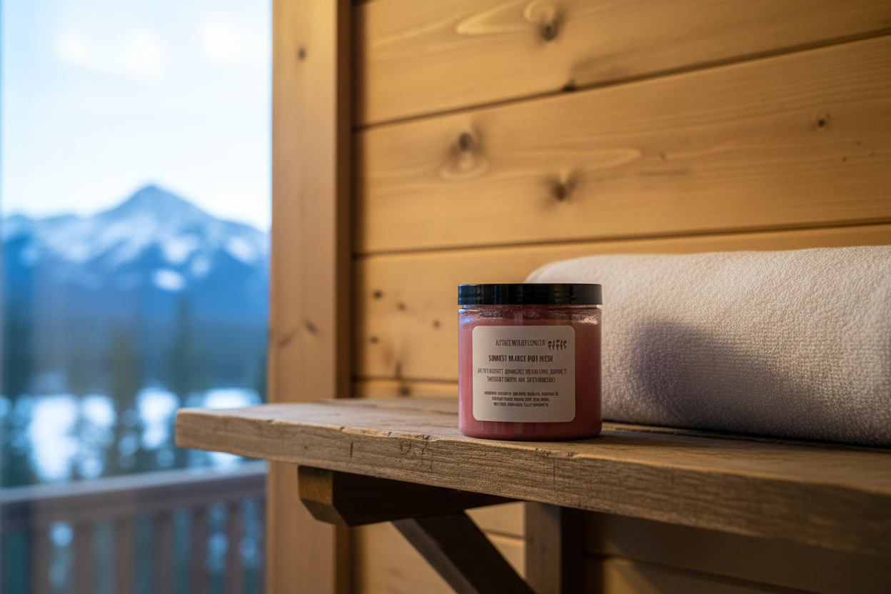 Single body polish on cabin shelf