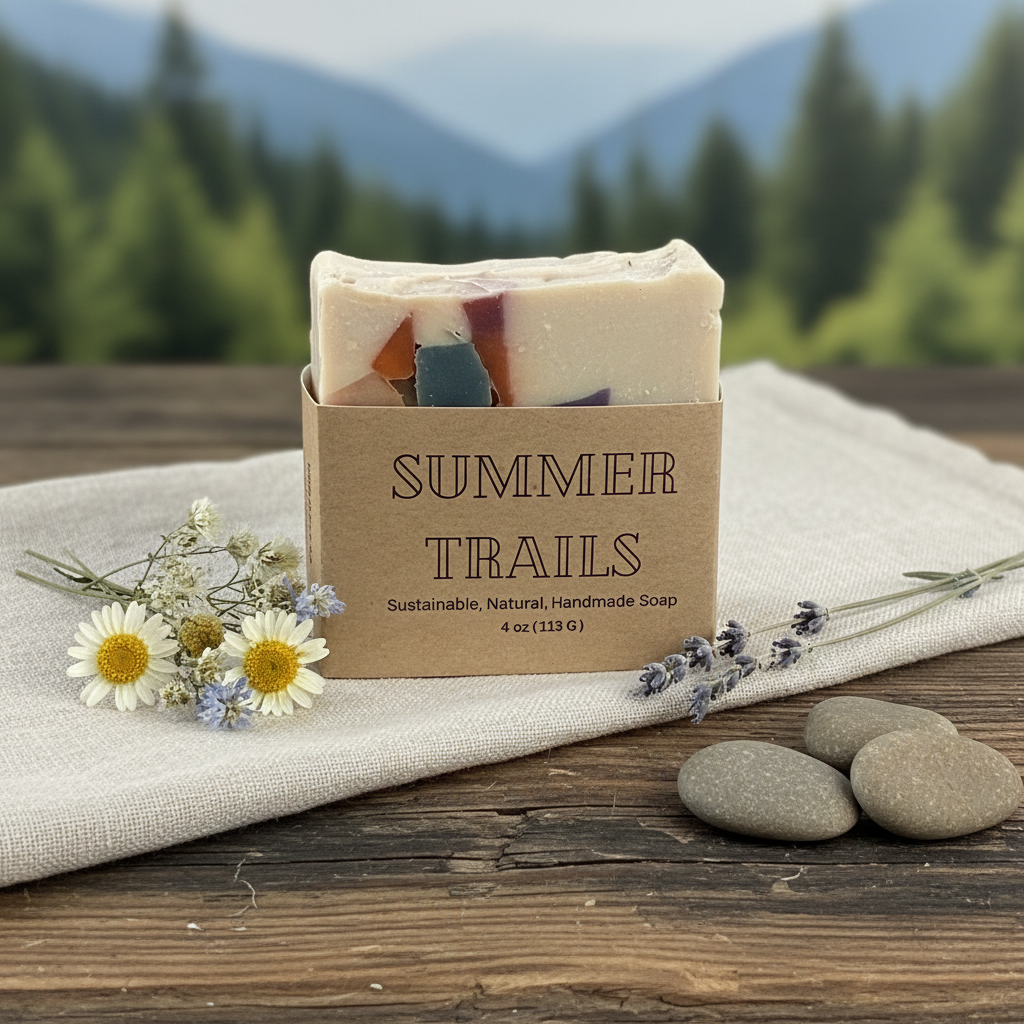 Summer Trails - Rustic Flat Lay